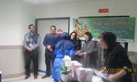 بانوان شاغل در بیمارستان شهدای رضوانشهرتجلیل شدند