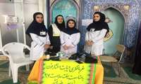 غربالگری دیابت و فشارخون درنمازجمعه شهرستان رضوانشهر